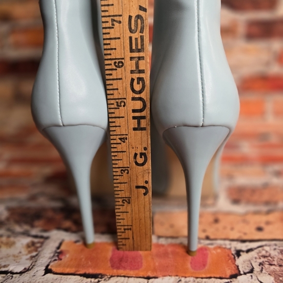 Simmi London Enzu Light Blue PU Ankle Boot Size 6 - Picture 5 of 7